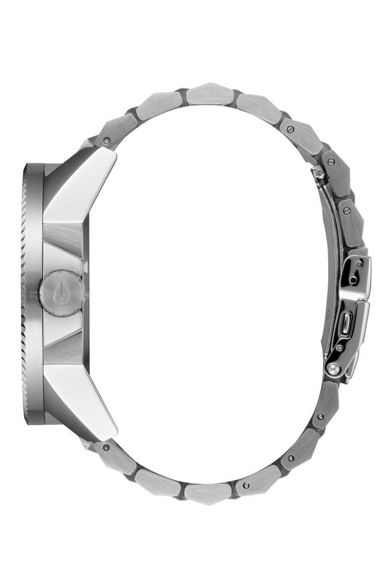 Corporal Bracelet Watch, 48mm, Alternate, color, SILVER / CORAL