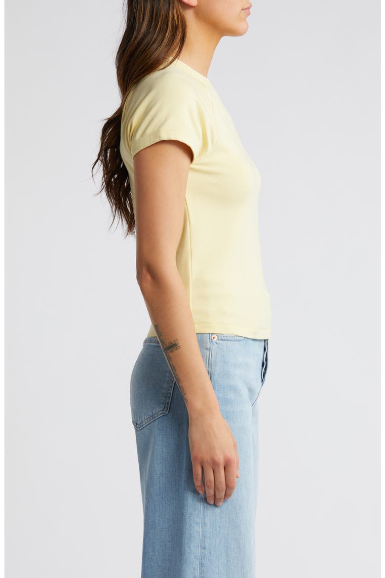 Raglan Sleeve Baby Tee, Alternate, color, CANDLELIGHT