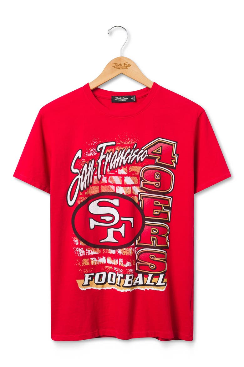 San Francisco 49ers Brick Graphic T-Shirt, Main, color, LICORICE