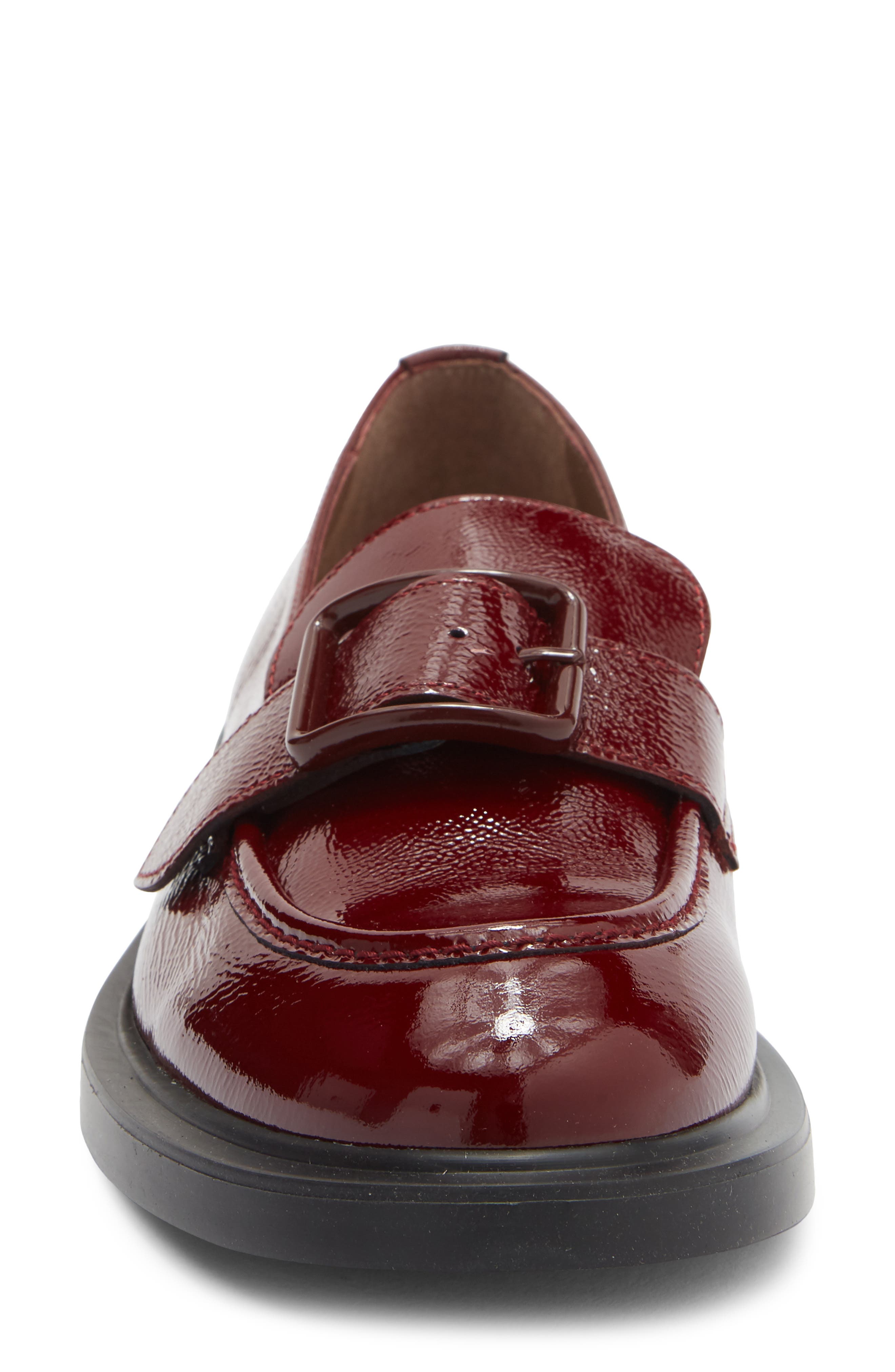 Patent Leather Loafer, Alternate, color, LACK VINO