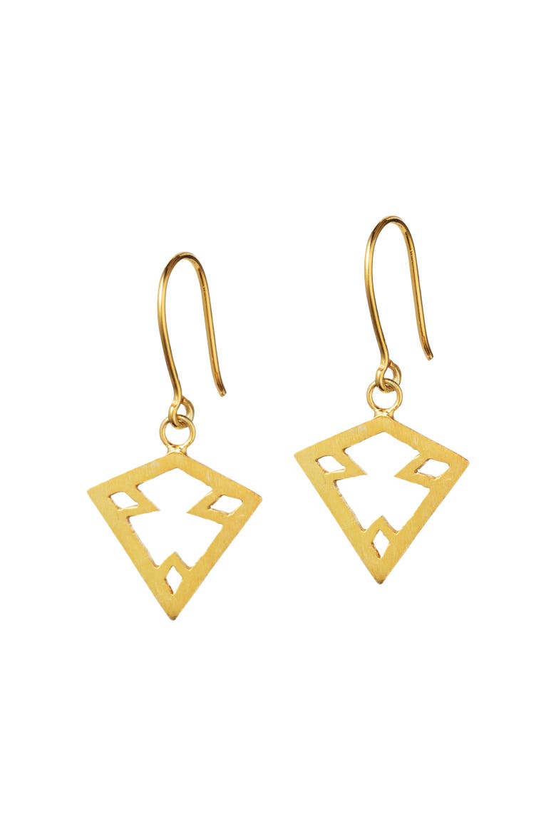 Godiparan Drop Earrings, Main, color, Gold