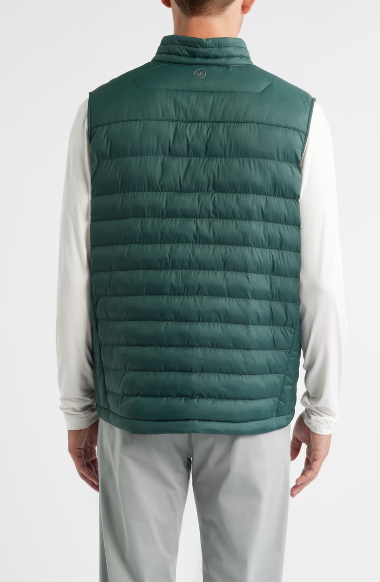 Peter Millar Apex Quilted Water Resistant Vest, Alternate, color, Nordic Pine