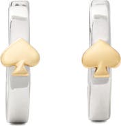 Kate Spade New York everyday spade huggie hoop earrings
