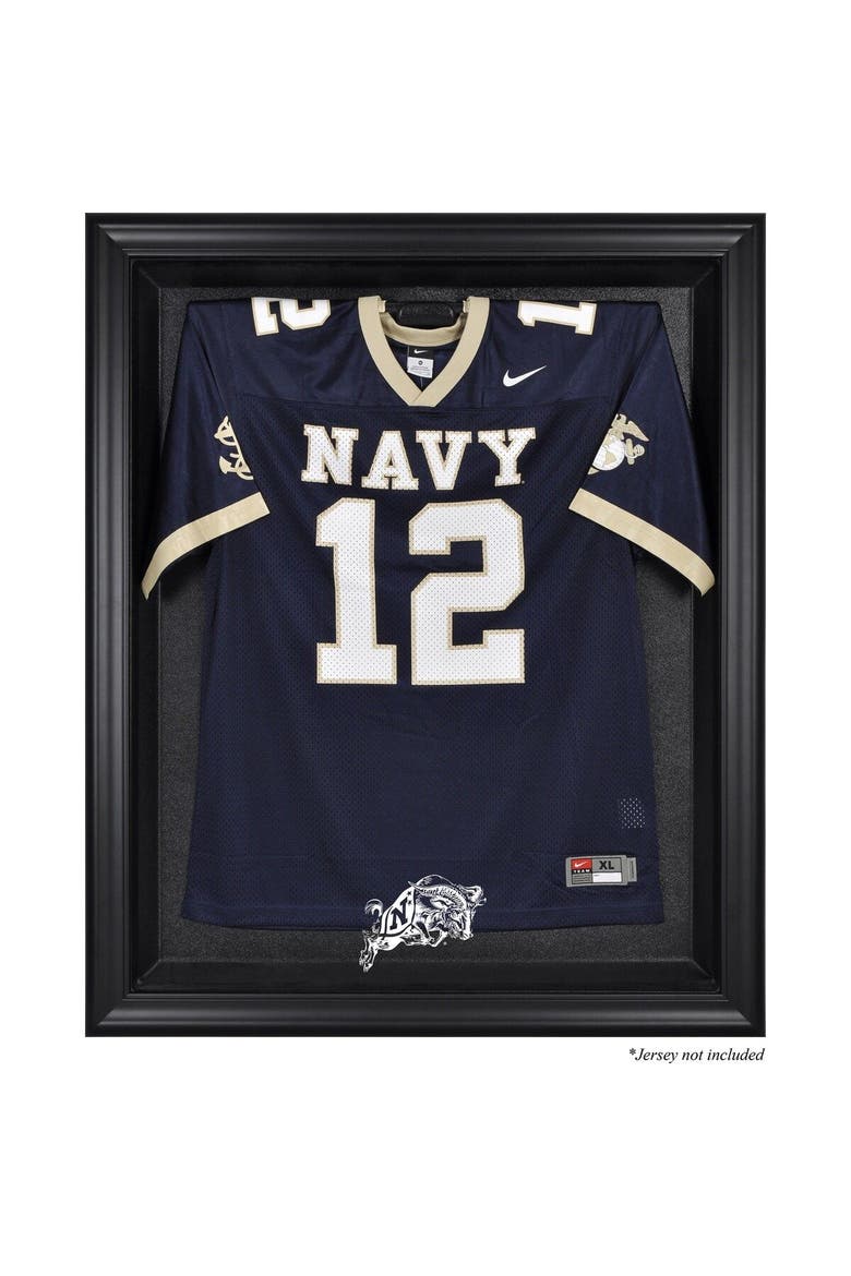Navy Midshipmen Black Framed Logo Jersey Display Case, Main, color, Black