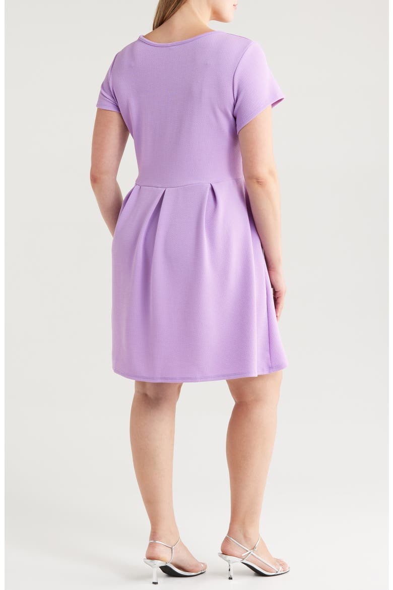 Scoop Neck Knit Dress, Alternate, color, LILAC
