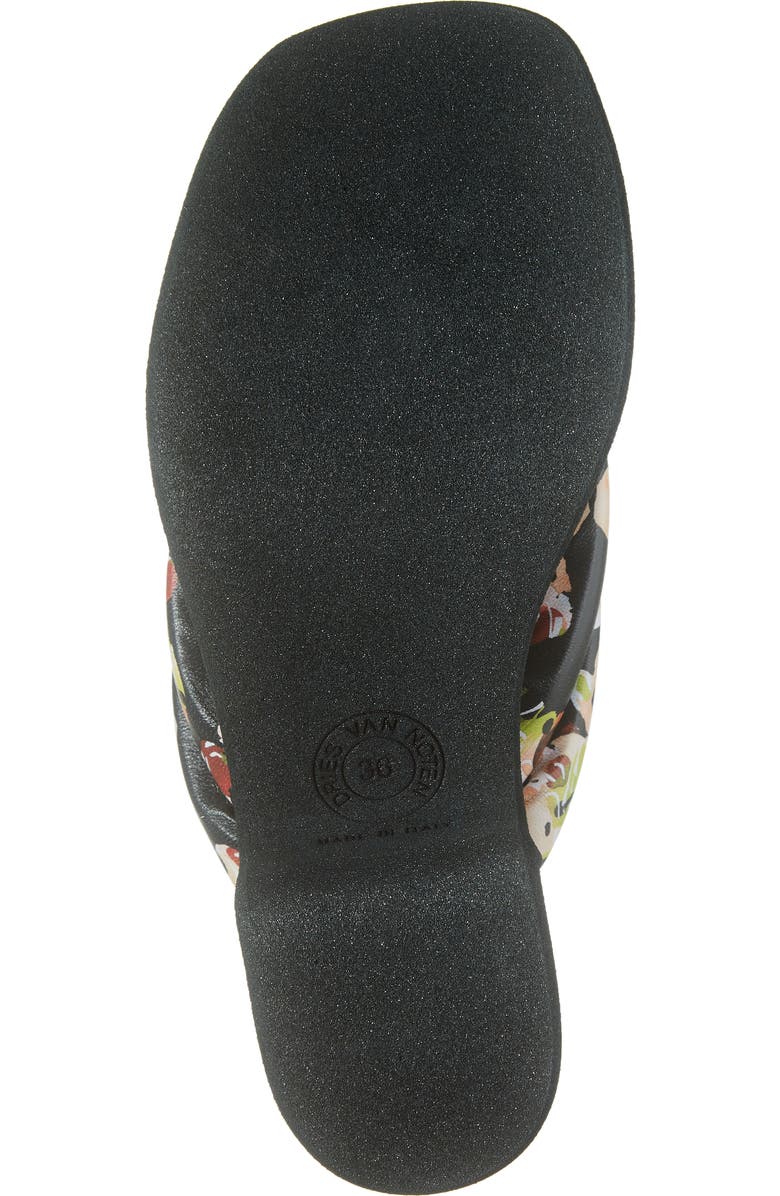 Dries Van Noten Floral Platform Flip Flop, Alternate, color,