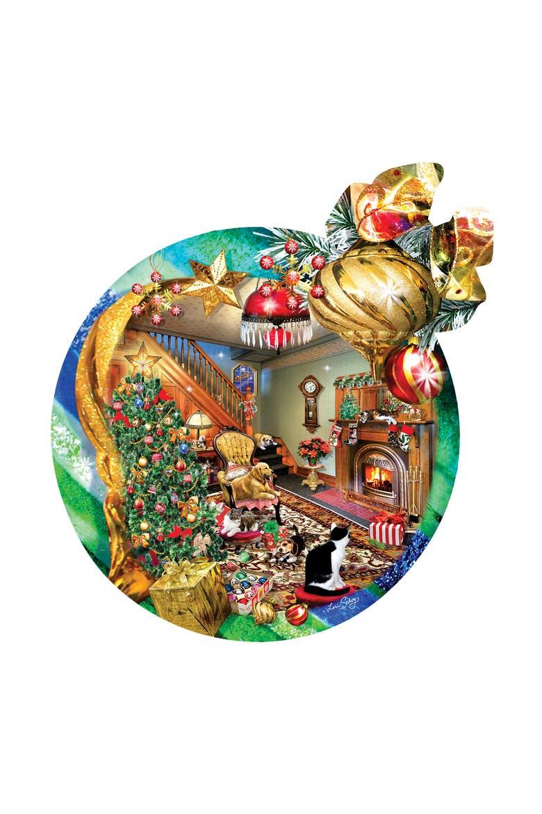 Fireside Ornament 750 piece Jigsaw Puzzle for Adults Special Shape, Alternate, color, Multicolor