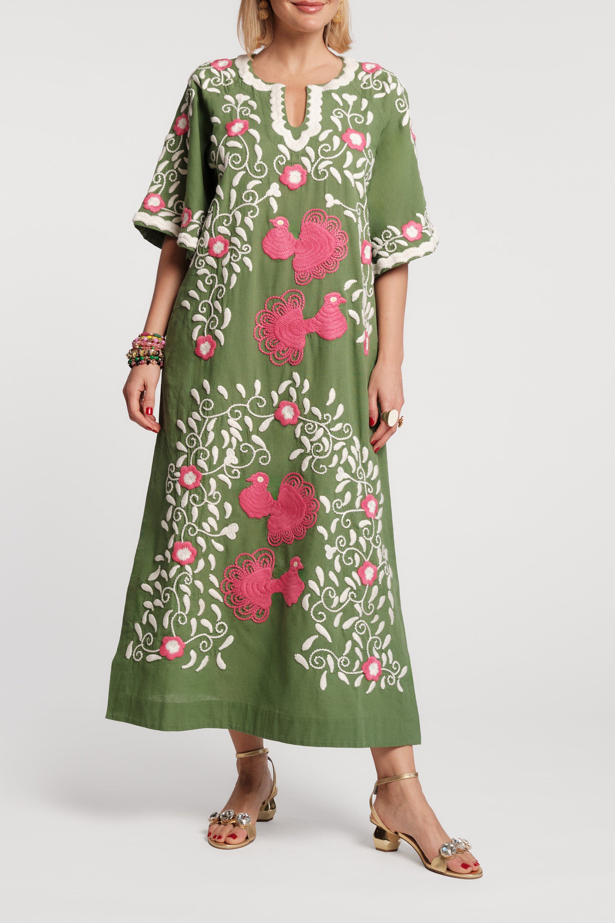 Peacock Caftan - image 3