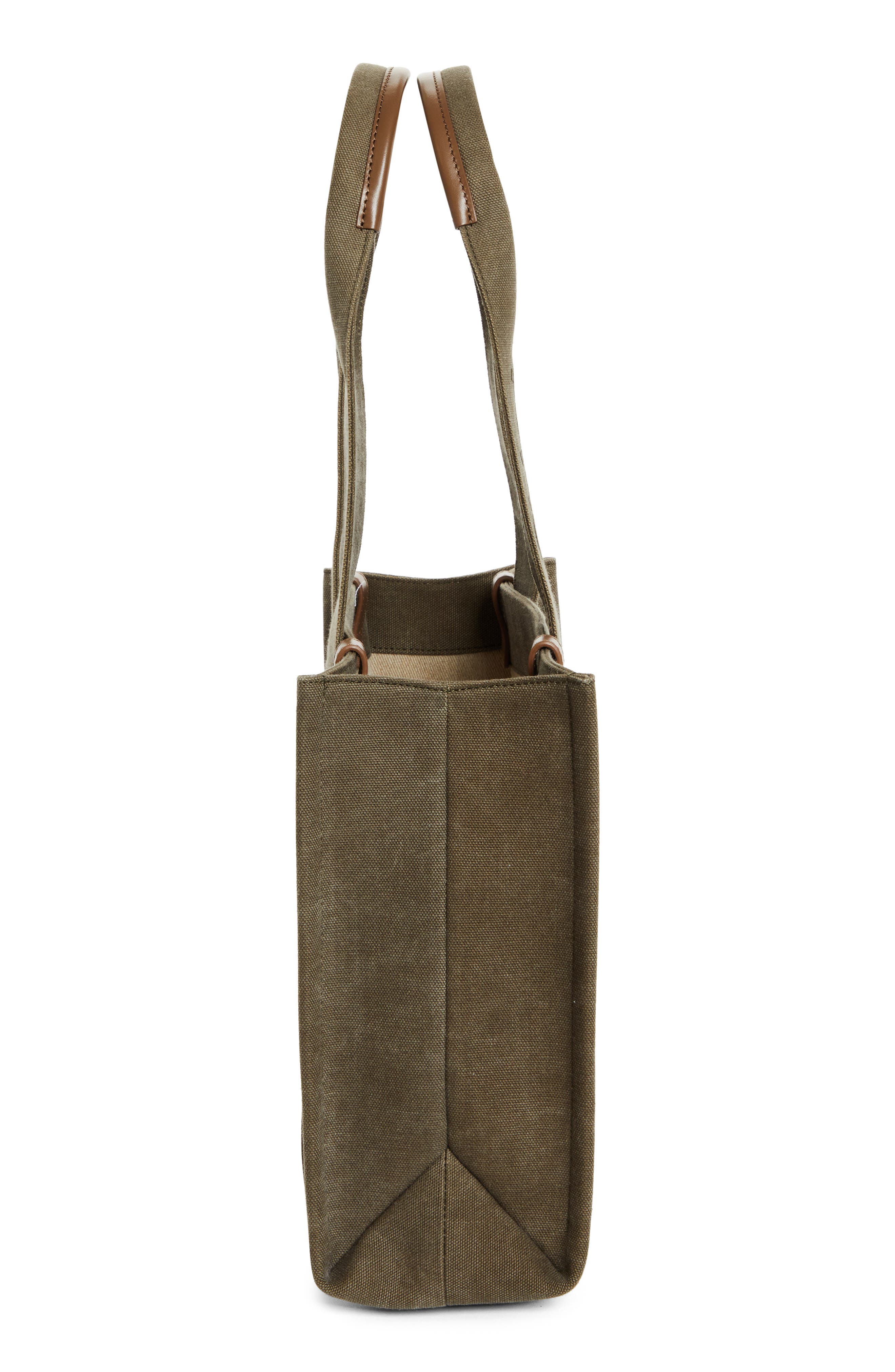 Chloé Woody Linen Canvas Tote, Alternate, color, 