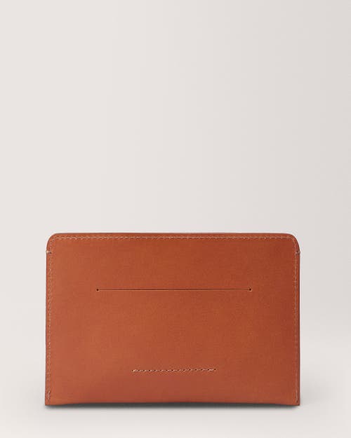 Carl Friedrik Easton Passport Holder In Cognac