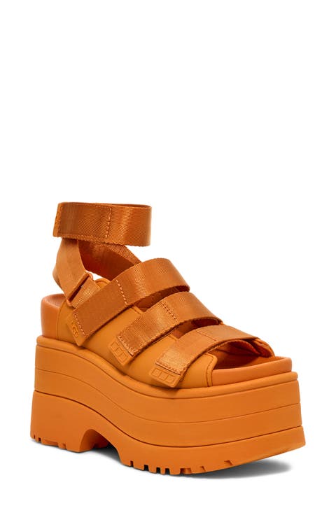 Goldenrise Ankle Strap Platform Sandal (Women)
