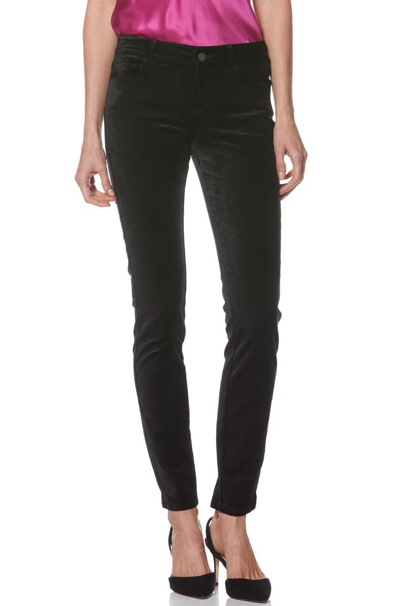PAIGE Verdugo Ultra Skinny Velvet Pants, Main, color, 