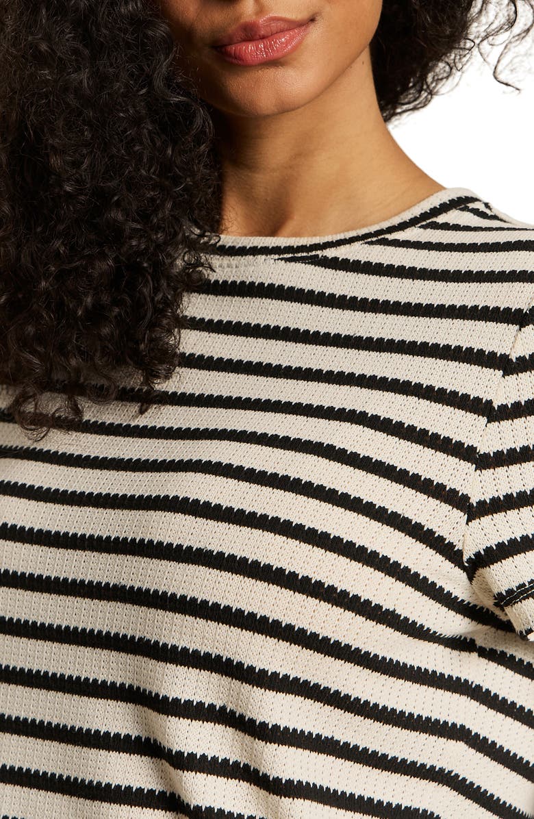 Sanctuary Perfect Texture Stripe Tee, Alternate, color, 