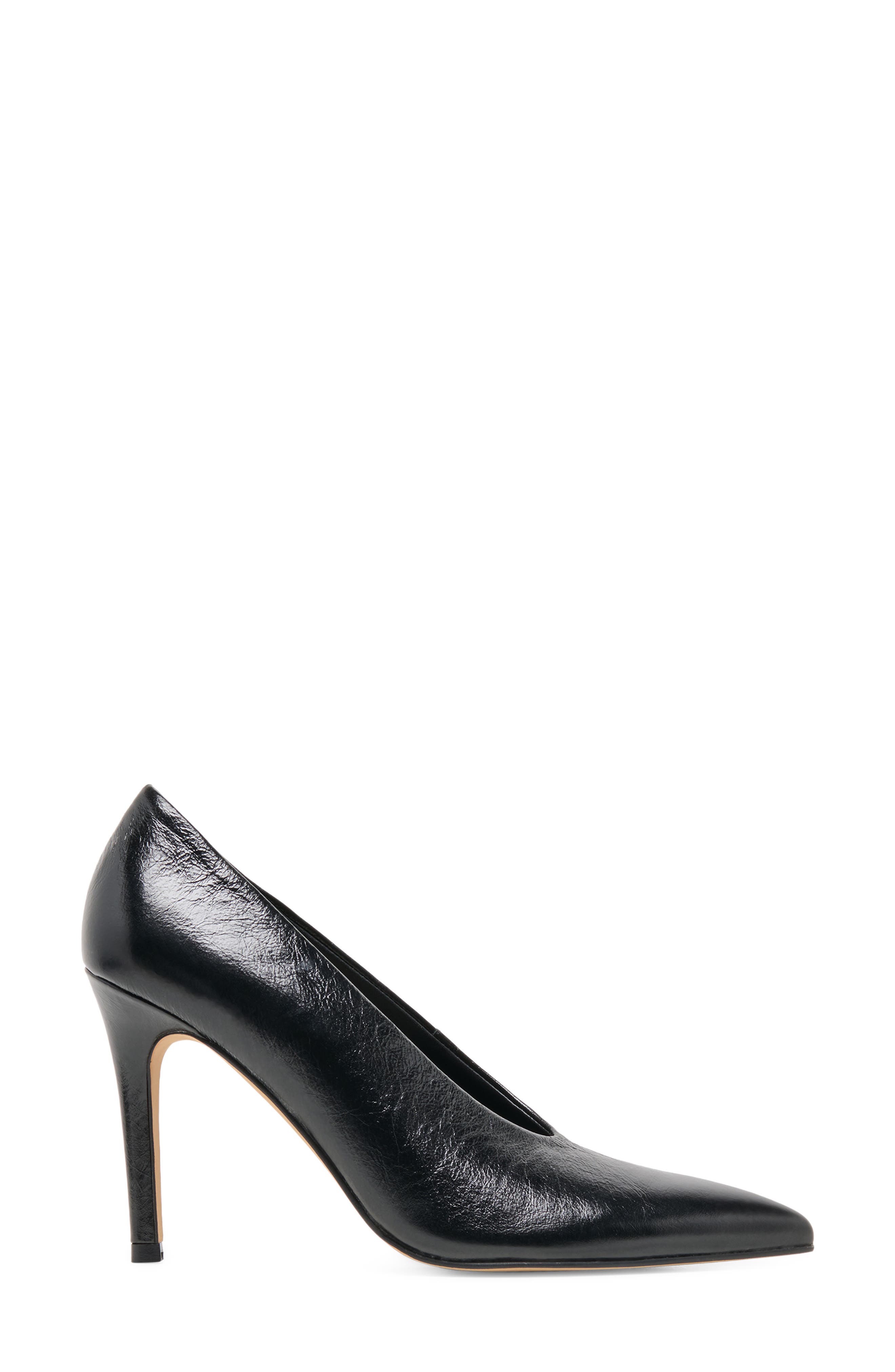 Emani Leather Pump, Alternate, color, BLACK LEATHER