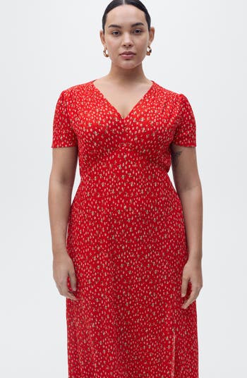 Floral Print Midi Dress