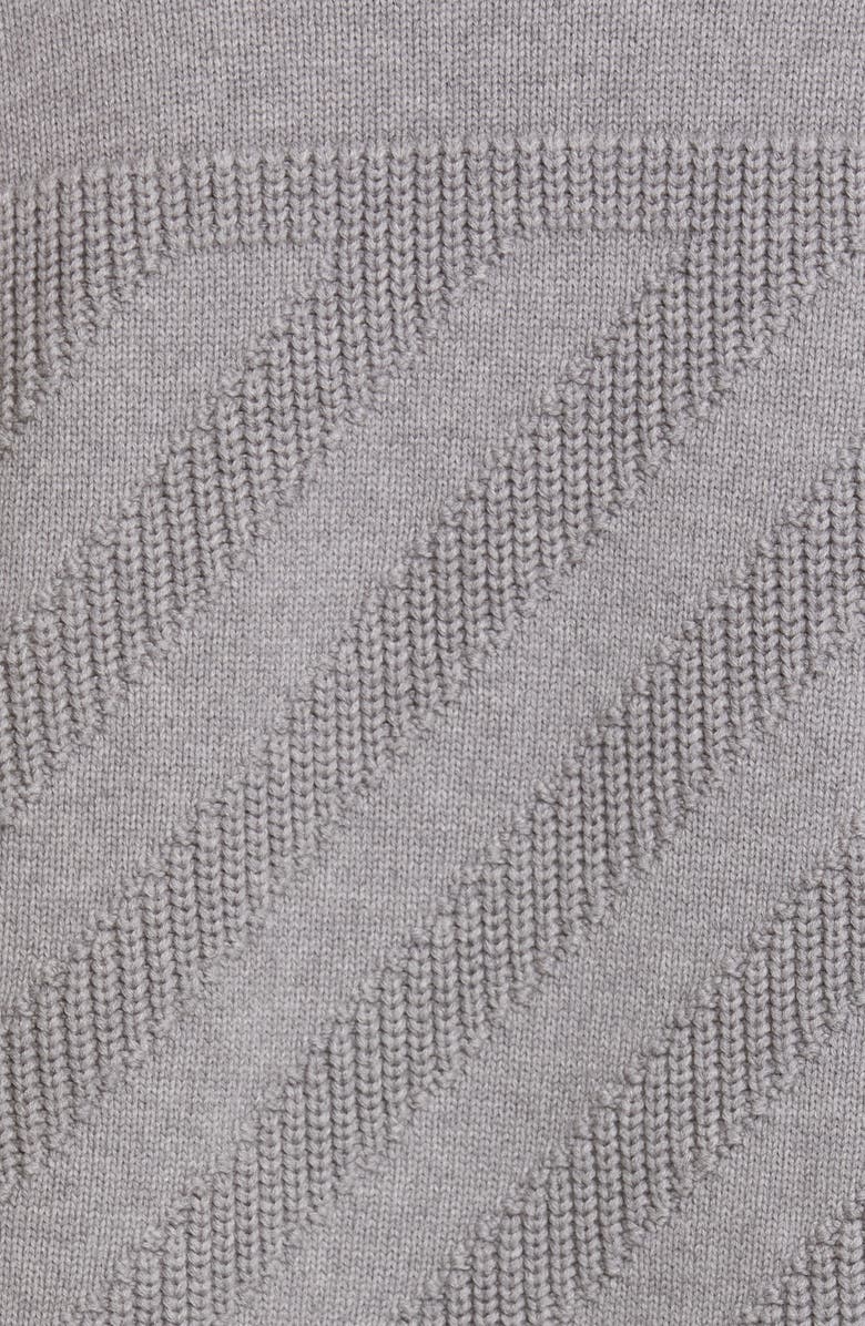 Off-White Diagonal Stripe Colorbock Sweater, Alternate, color,