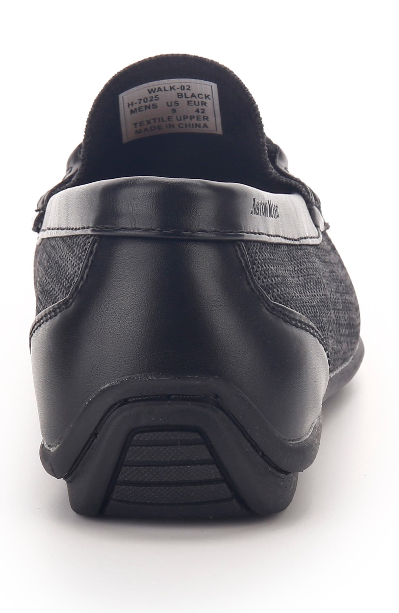 ASTON MARC Mesh 2 Driving Loafer, Alternate, color, Black