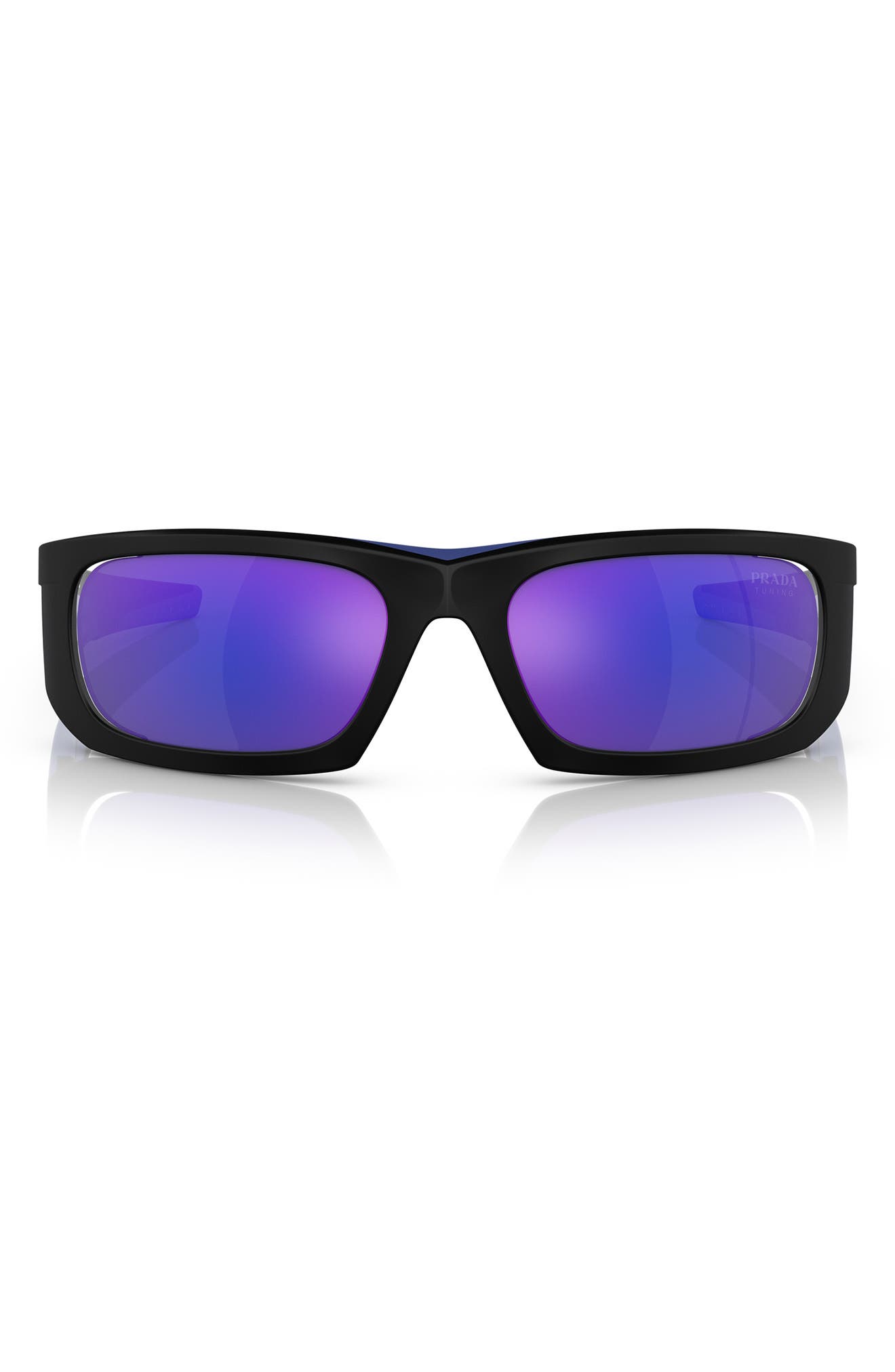 PRADA SPORT 59mm Gradient Irregular Sunglasses