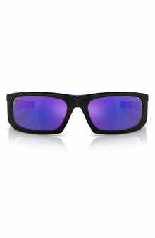 PRADA SPORT 59mm Gradient Irregular Sunglasses