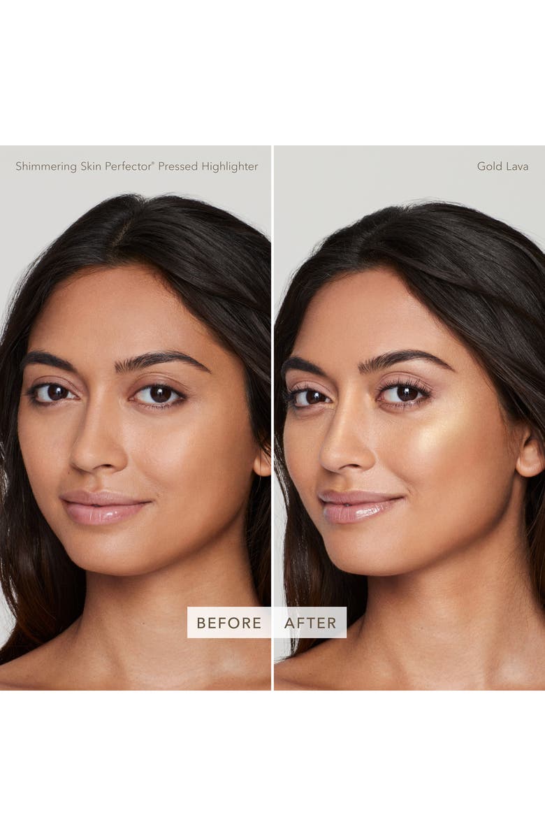 BECCA Cosmetics Shimmering Skin Perfector Powder Highlighter - Lava Gold, Alternate, color, 