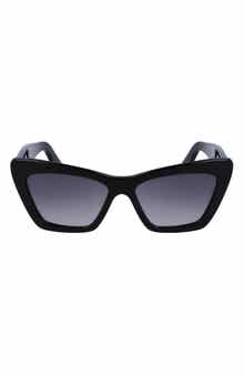 Gancini 55mm Gradient Rectangle Sunglasses