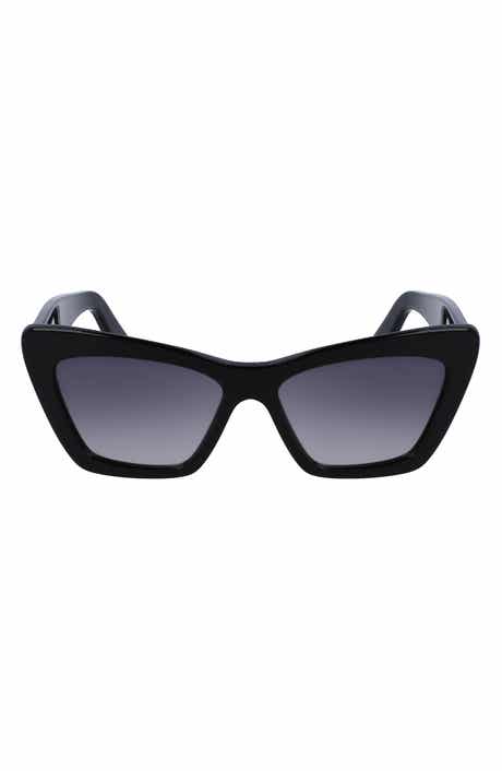 Gancini 55mm Gradient Rectangle Sunglasses