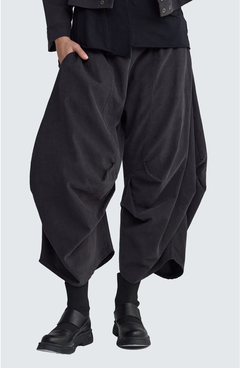 LUUKAA Noira Pleated Balloon Pants, Main, color, Mink Color