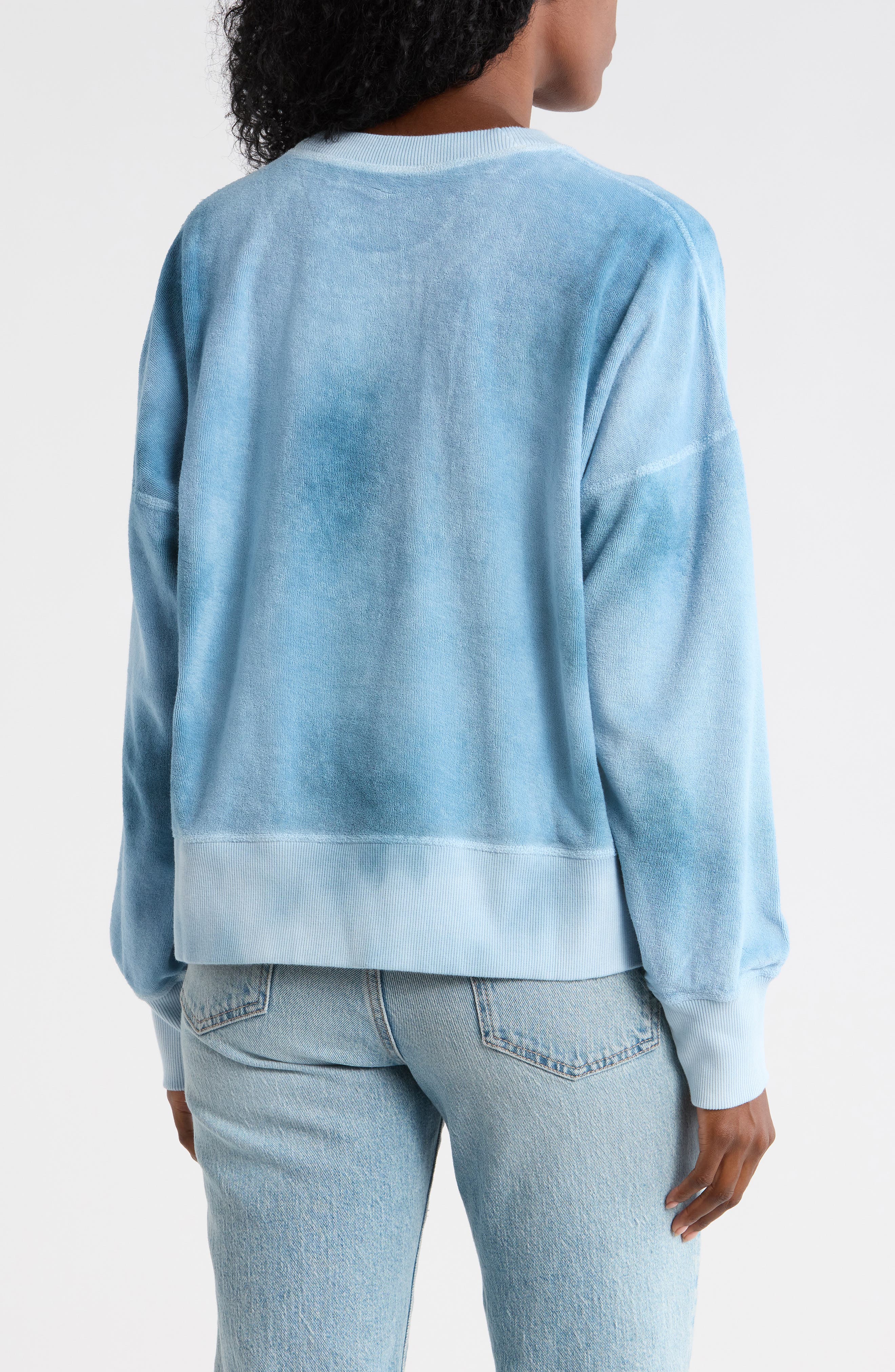 High Tide Tie Dye Pima Cotton Sweatshirt - image 2