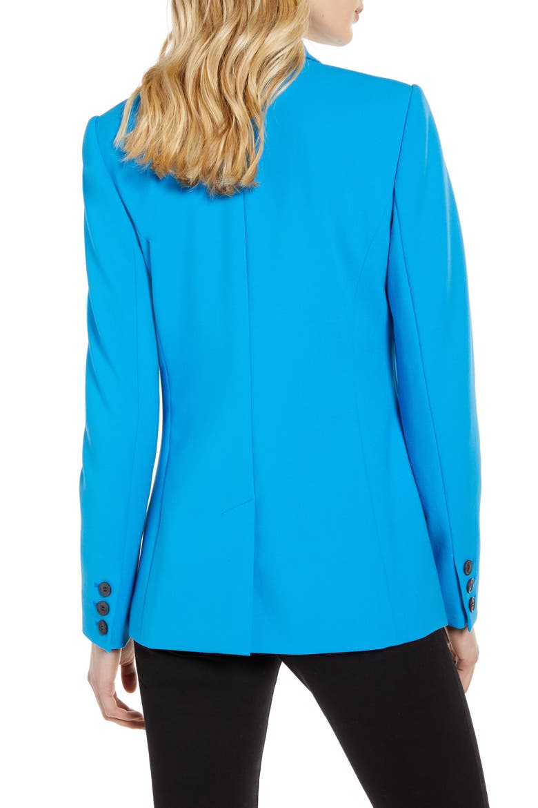 Single Breasted Blazer, Alternate, color, BLUE ASTER