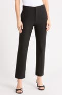 FRAME The Sleek Pinstripe Straight Leg Trousers
