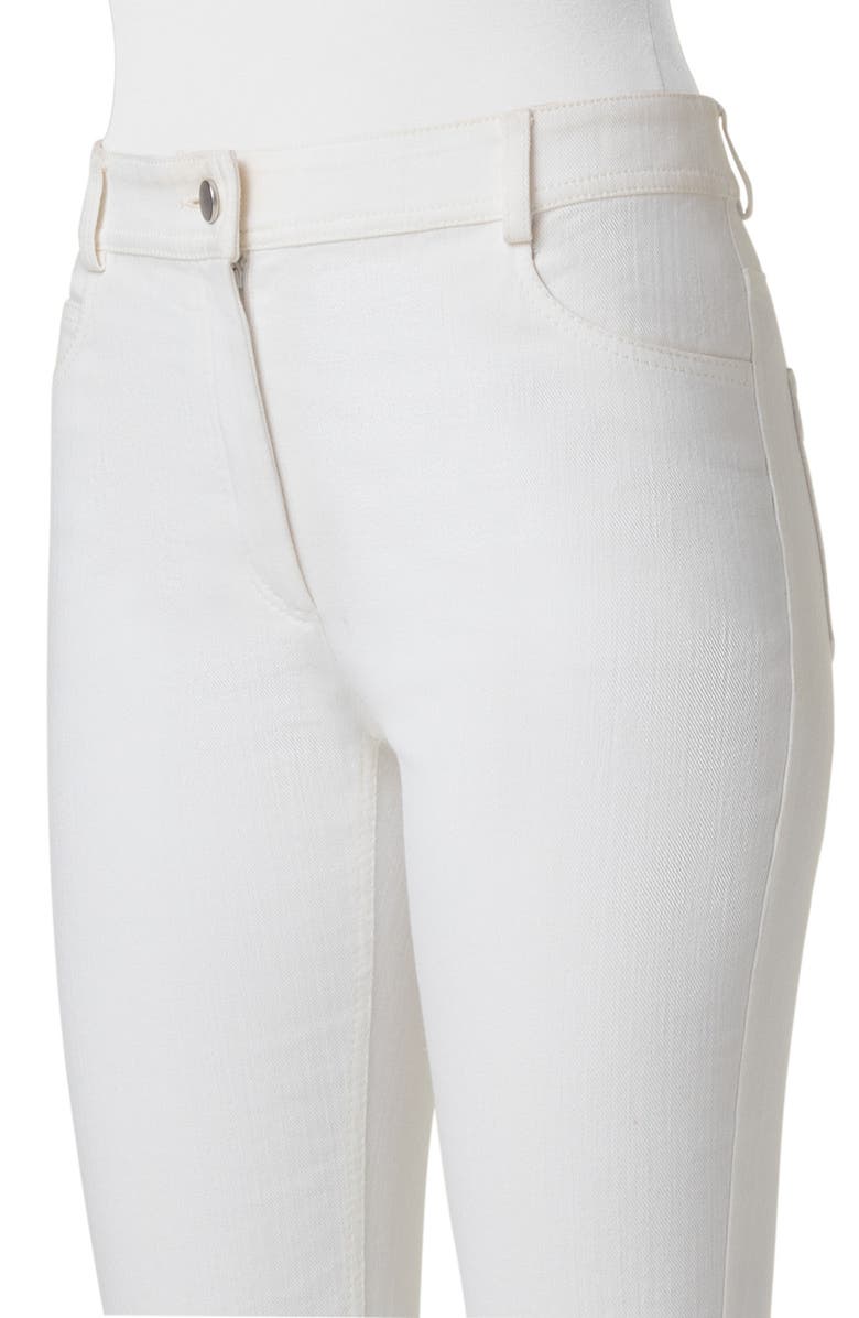 Akris punto Maru Ankle Tapered Leg Jeans, Alternate, color, Cream