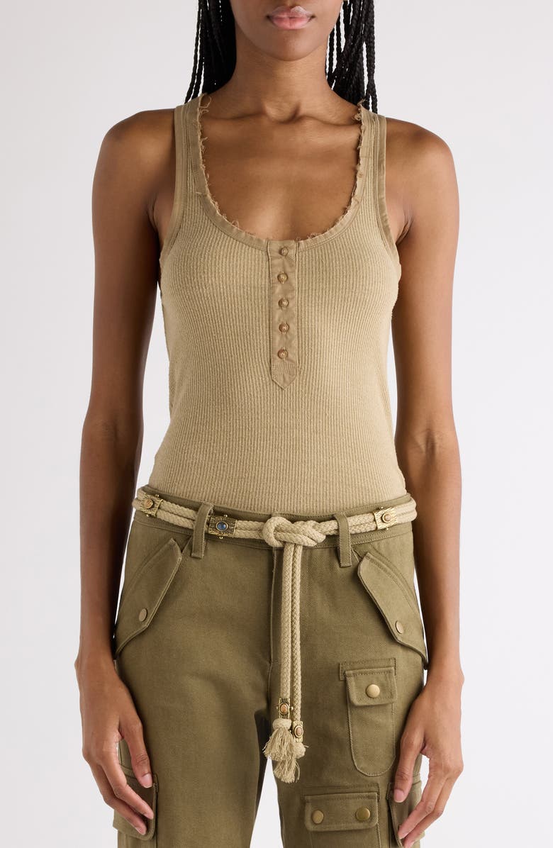 Isabel Marant Aleea Embellished Rope Belt, Alternate, color, Khaki