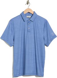 PGA TOUR Geometric Argyle Polo