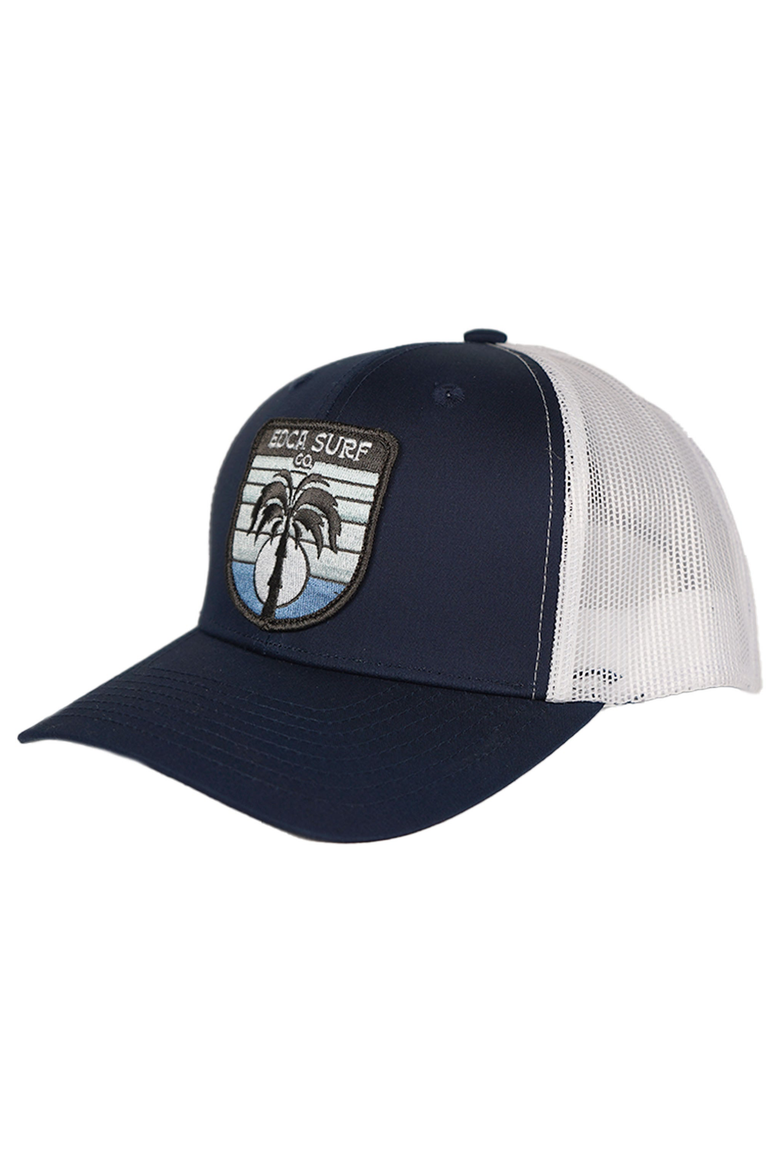 19th Street Snapback Hat, Main, color, Navy / White