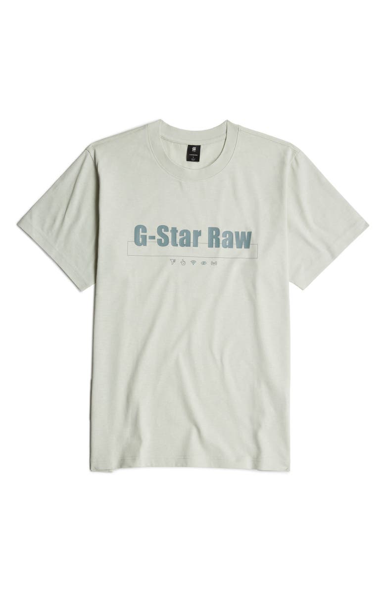 G-STAR Symbols Print Loose Organic Cotton Graphic T-Shirt, Alternate, color, 
