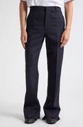 Bottega Veneta Shetland Wool Straight Leg Trousers