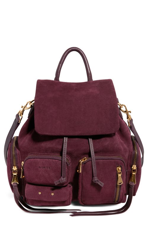 Aimee Kestenberg Away We Go Backpack In Burgundy