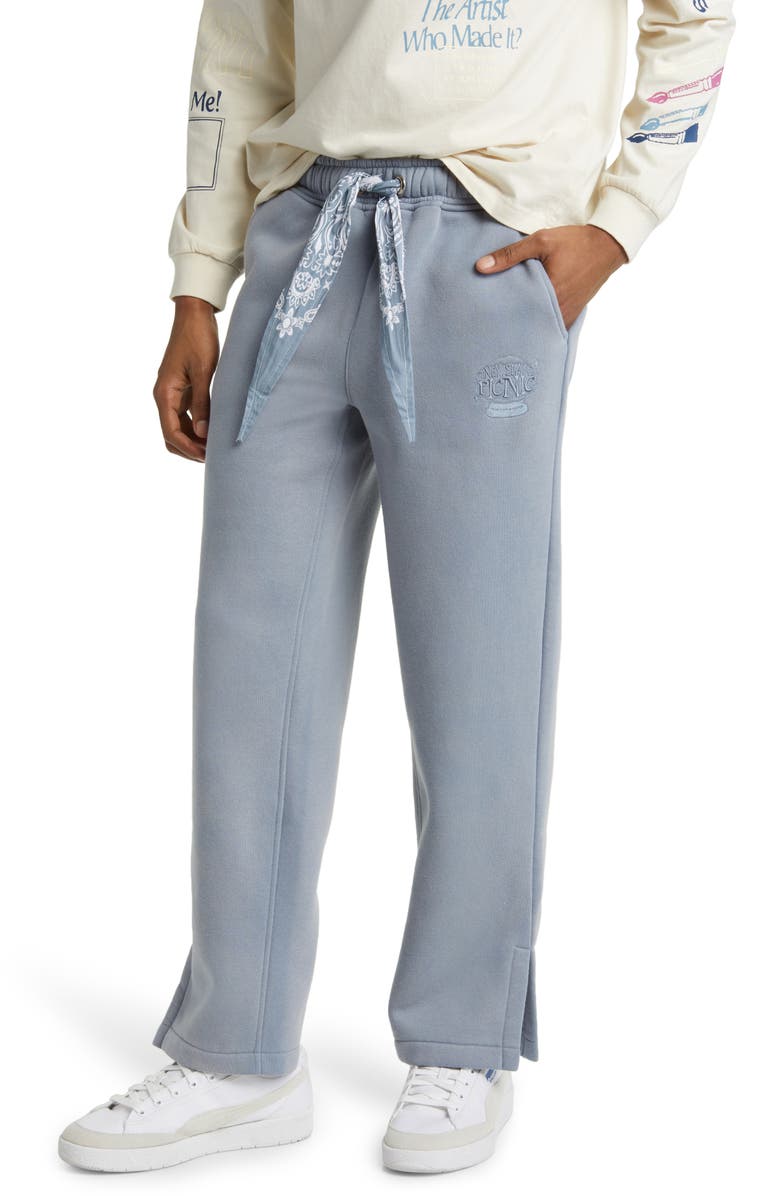 CONEY ISLAND PICNIC Cowboy Bandana Split Hem Sweatpants, Main, color, 