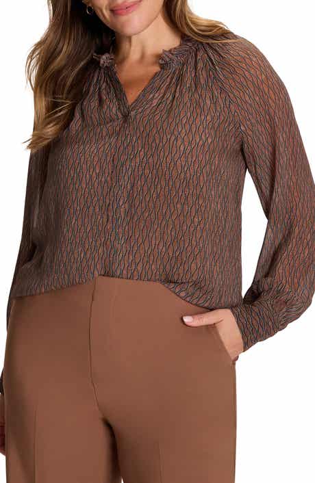 Dotty Chain Georgette Top