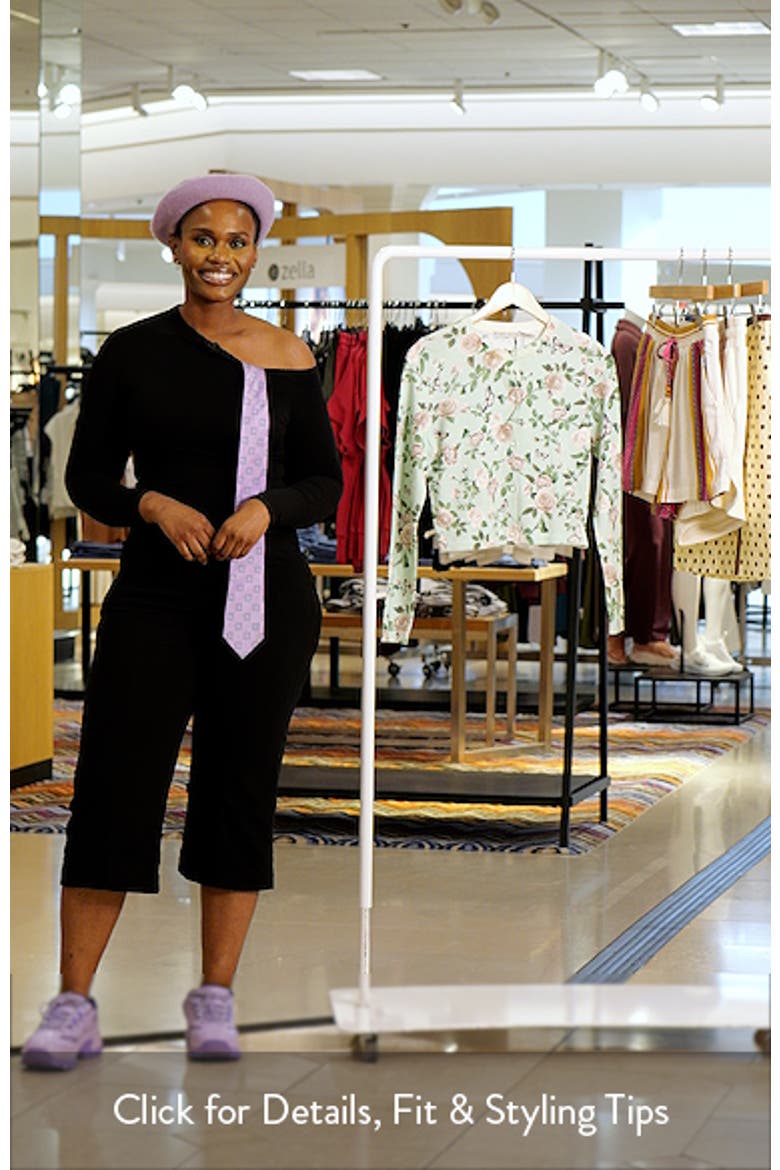 Carson Floral Cotton Blend Cardigan video