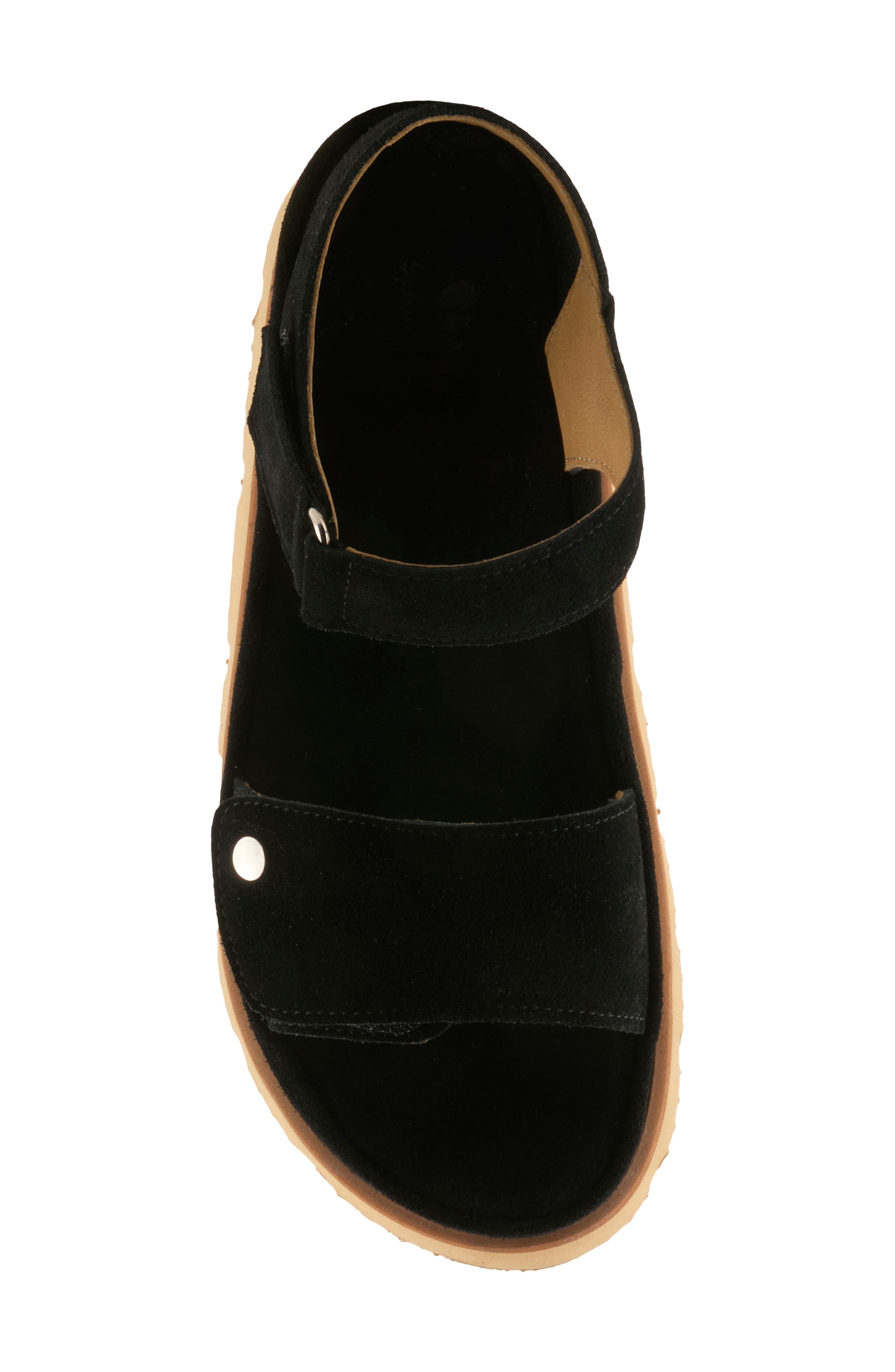Dixiemae Sandal, Alternate, color, BLACK SUEDE