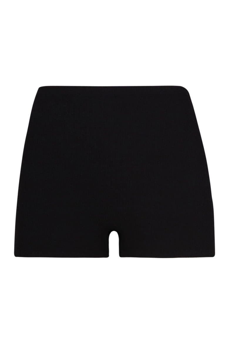 Ayden Boyshort Bottoms, Alternate, color, Black Pacifica Rib
