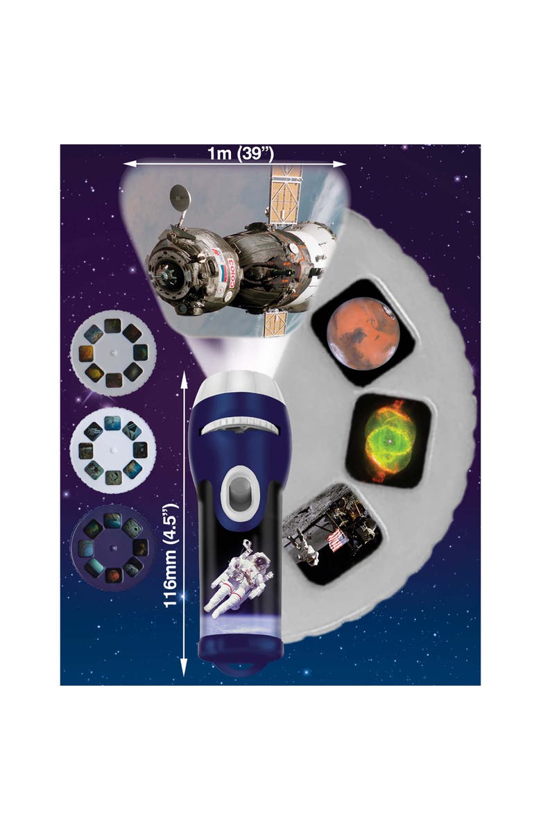 Brainstorm Toys Space Torch and Projector, Alternate, color, Multicolored