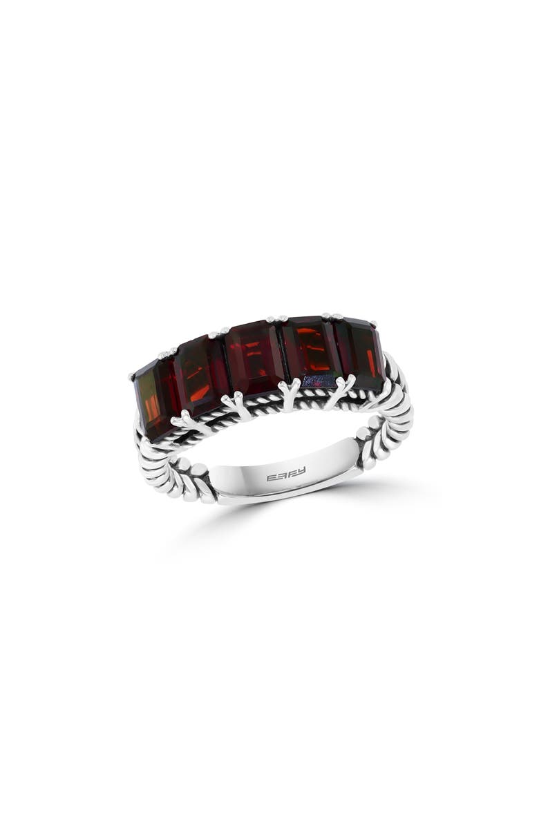 EFFY Sterling Silver Garnet Ring, Main, color, 