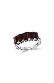 EFFY Sterling Silver Garnet Ring