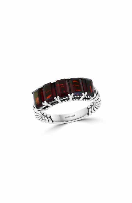 EFFY Sterling Silver Garnet Ring