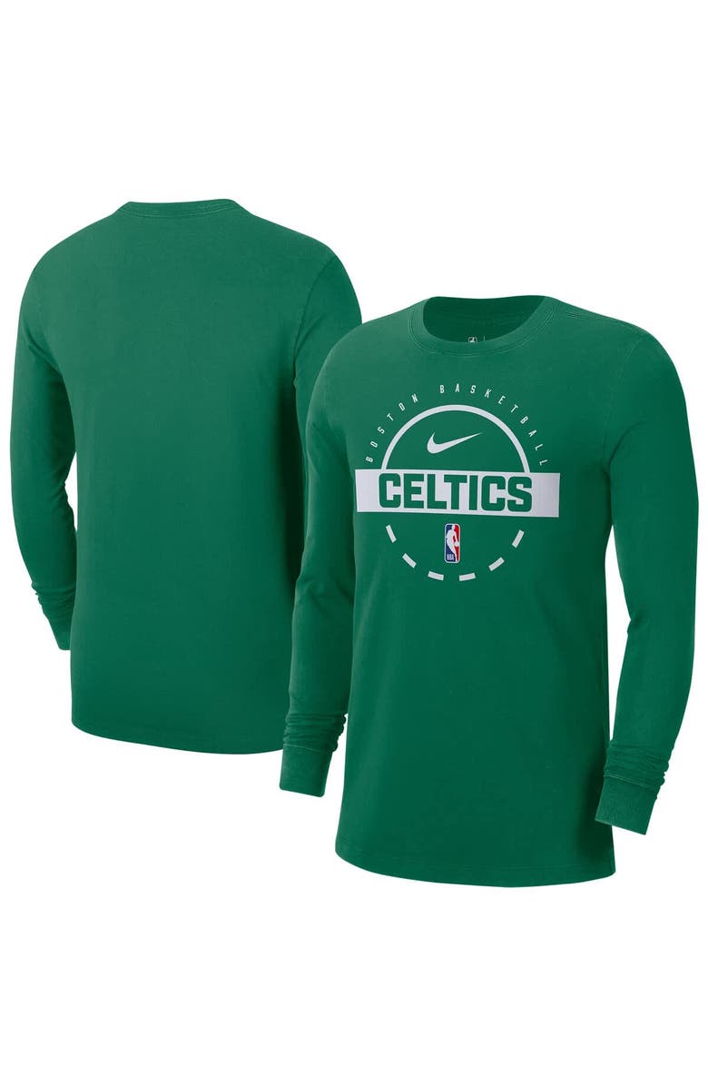 Nike Men's Nike Kelly Green Boston Celtics Authentic Long Sleeve Practice T-Shirt, Main, color, Kelly Green