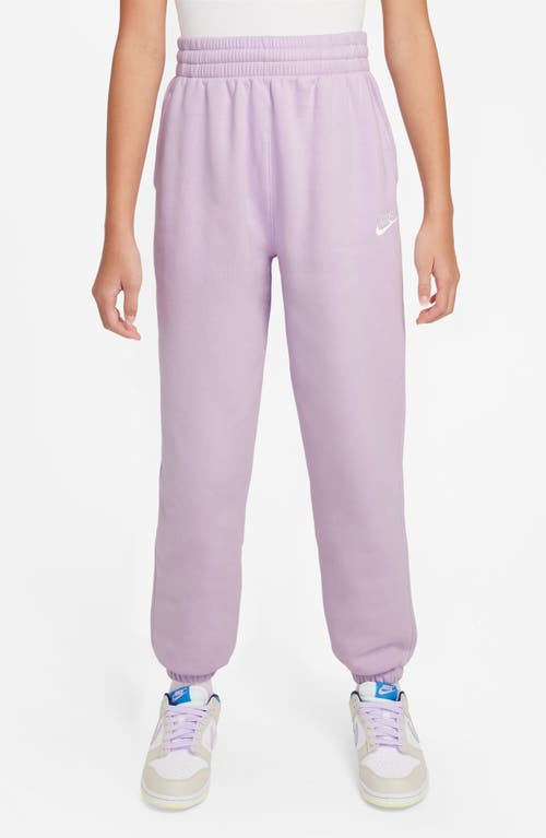 Nike Kids' Sportswear Club Fleece Sweatpants In Purple