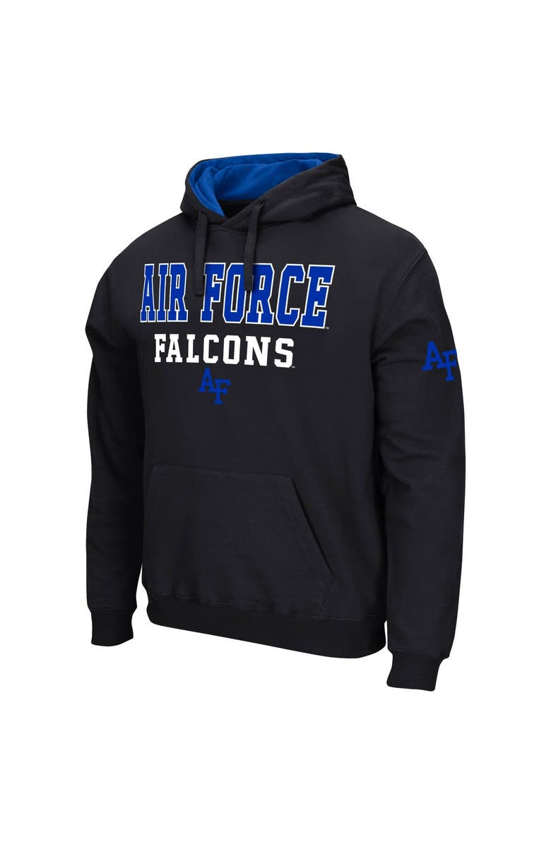 COLOSSEUM Men's Colosseum Black Air Force Falcons Sunrise Pullover Hoodie, Alternate, color, Black