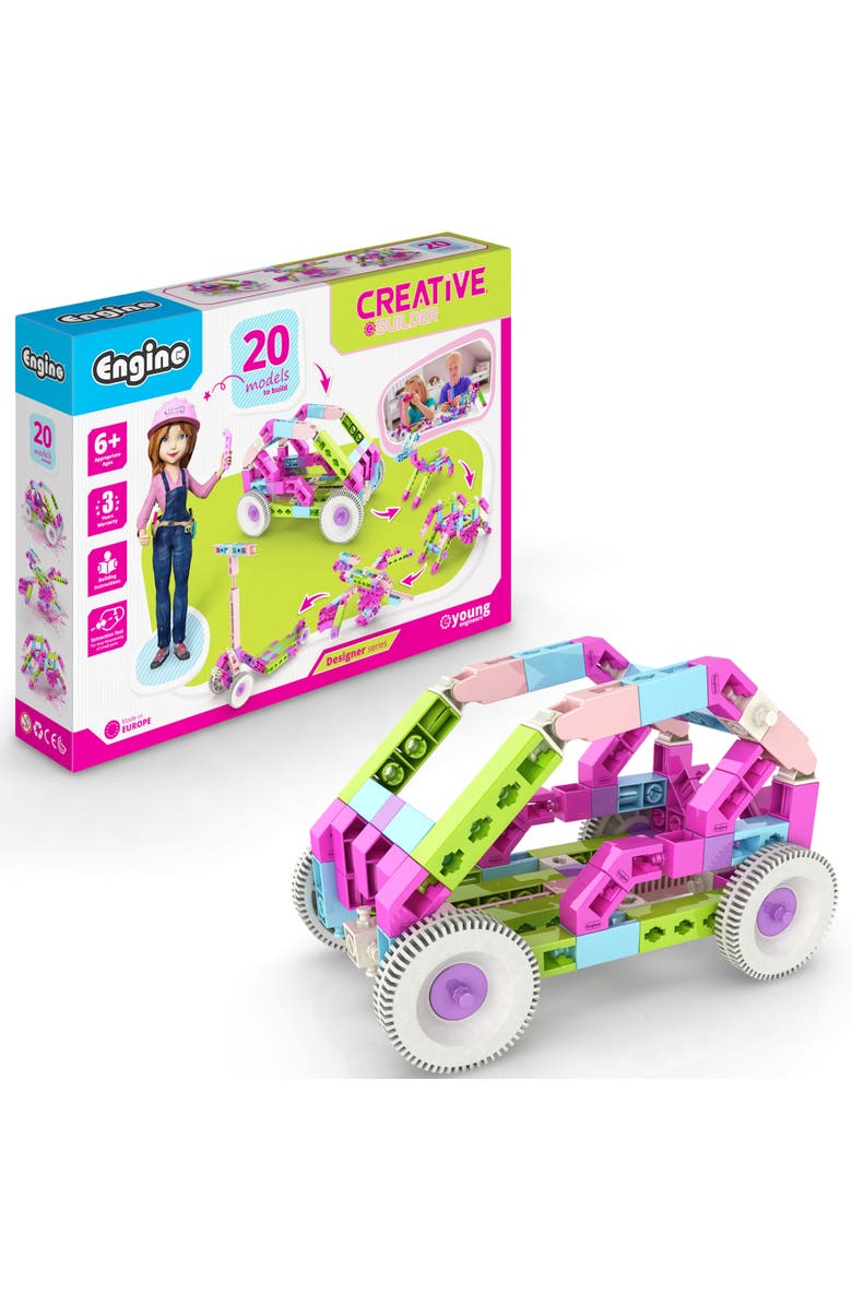 Engino Creative Builder 20 In 1 Designer Series, Toy Vehicles Vibrant Brick, Main, color, Multicolored